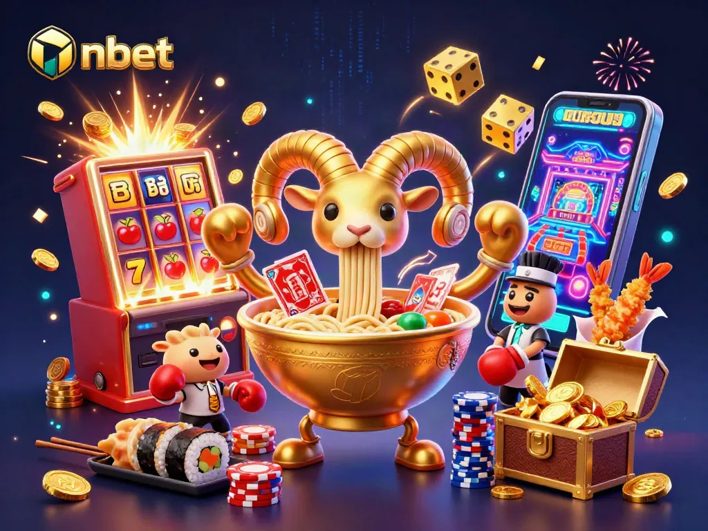 Experience a thrilling nbet gaming scene with vibrant characters and dynamic casino elements.