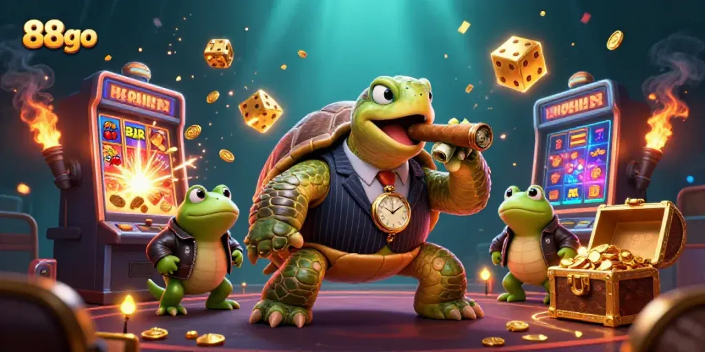 Experience the exciting 88go casino with enchanting visuals of characters and jackpot moments.