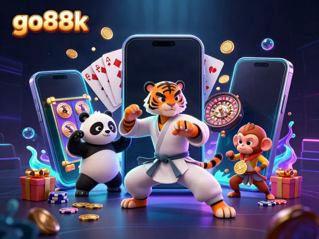 Engage with exciting gaming moments at go88k, featuring vibrant characters and dynamic casino elements.