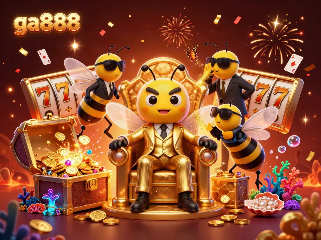 Experience thrilling gameplay with ga888 in a vibrant casino scene featuring colorful games and dynamic characters.