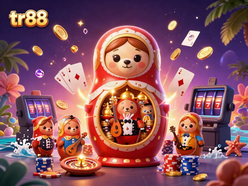 Experience thrilling gameplay with tr88 at this vibrant online casino featuring 3D elements and engaging characters.